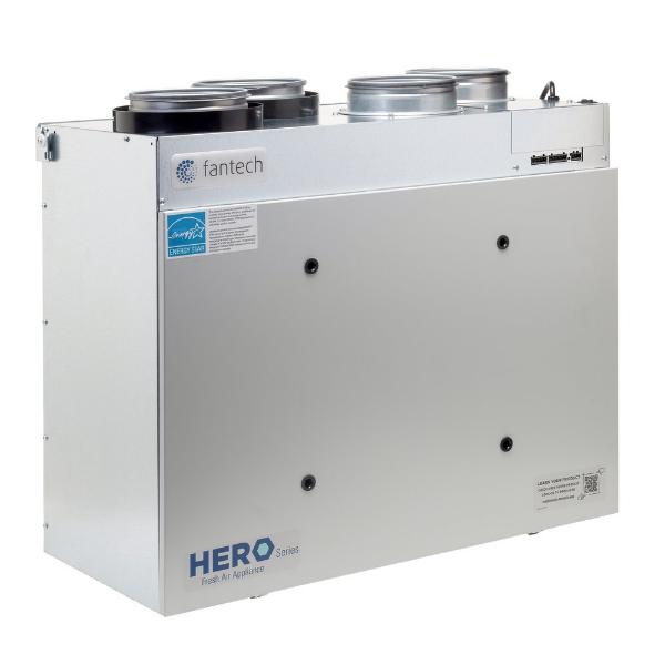 FANTECH 99401 Heat Recovery Ventilator, Top Duct Connection, 150 cfm | CL3ZGG