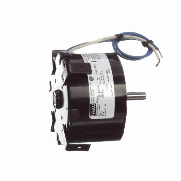 FASCO D1159 Condenser Fan Motor, 1/140 HP, 1550 RPM, 115V AC, 3.3 Inch Frame | CH9XBP 48GN61