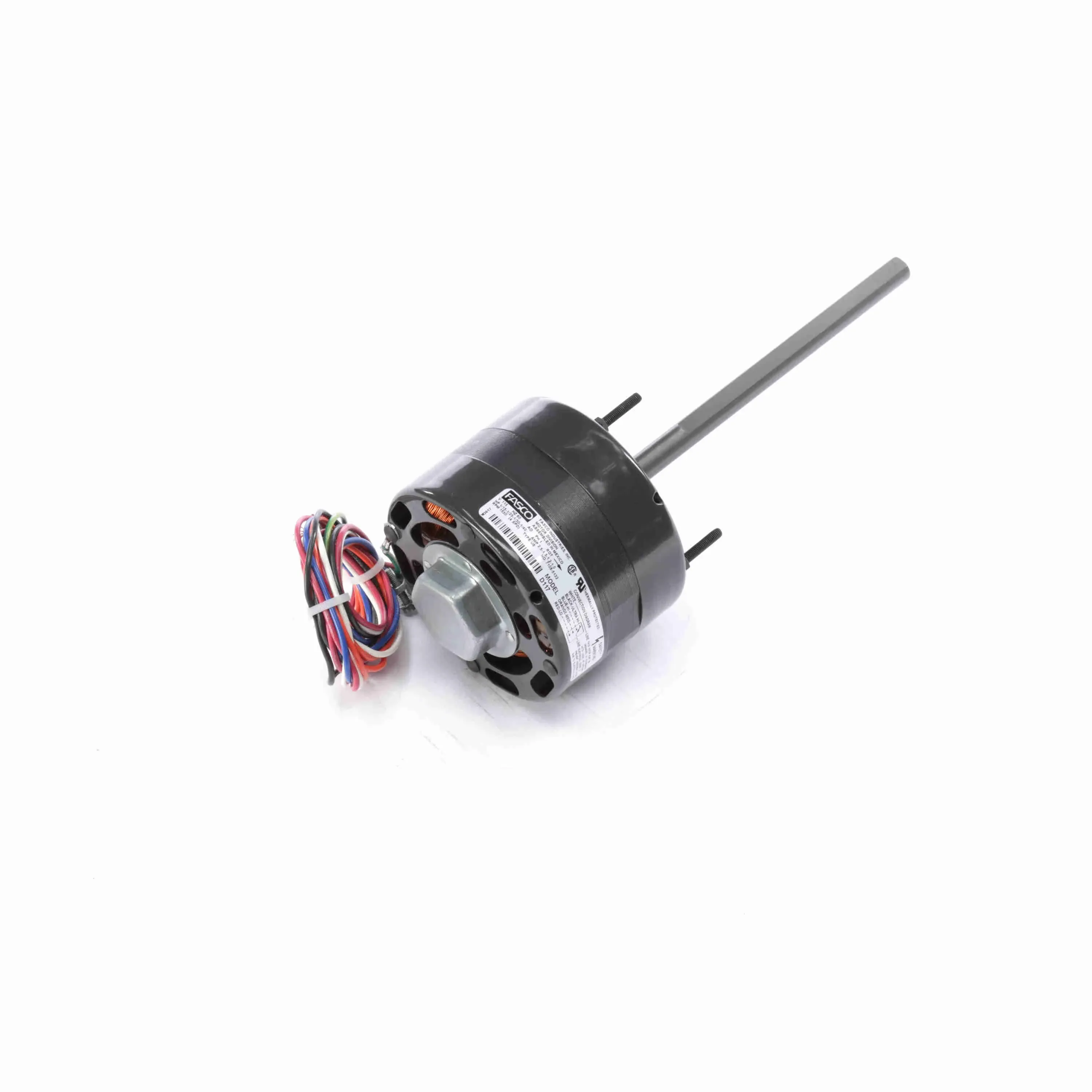 Air Conditioner Motor, 1/15-1/25-1/30-1/40 HP, 1 Phase, 60 Hz, 115 V, 1550 rpm, 4 Speed