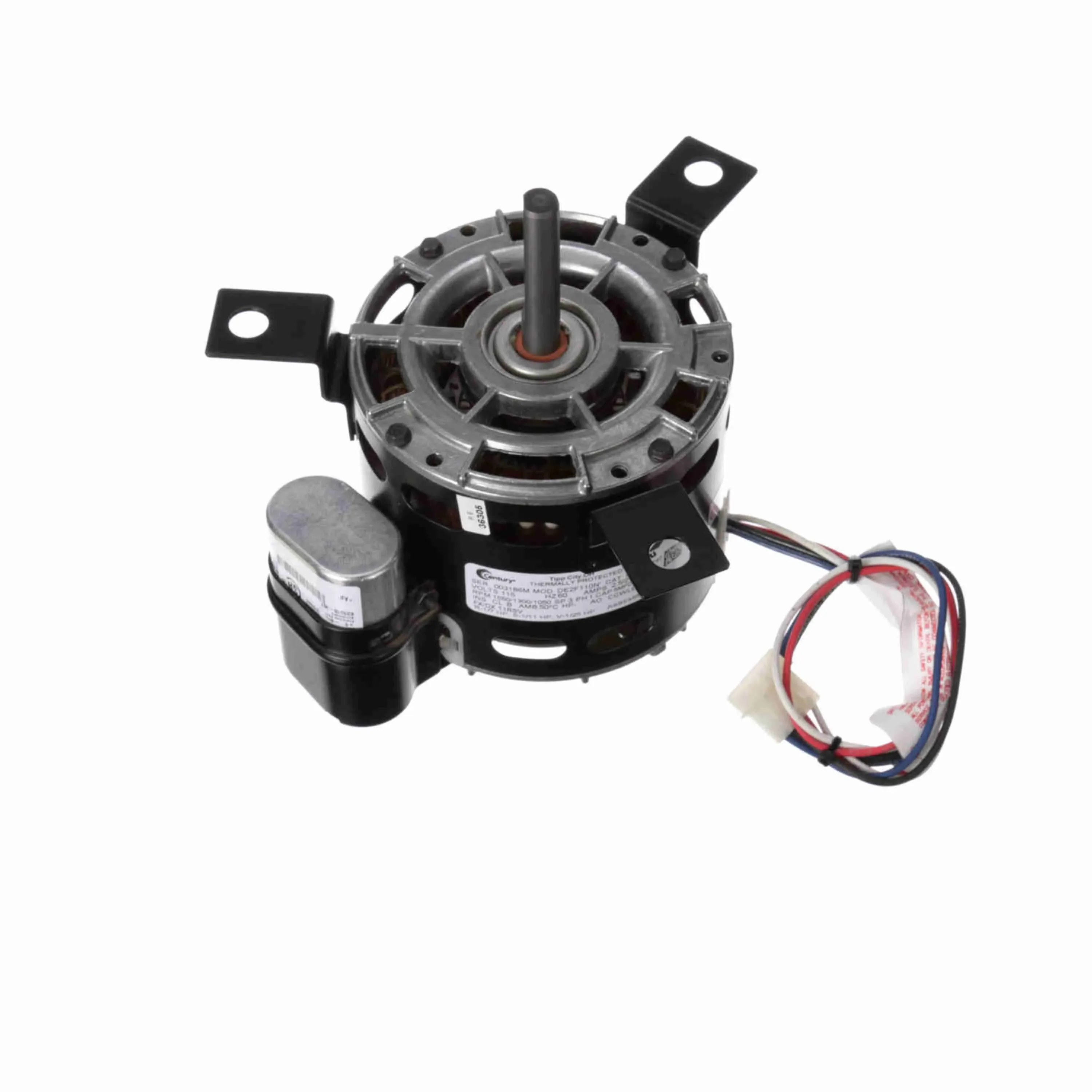 Air Conditioner Motor, 1/10,1/12,1/20 HP, 1 Phase, 60 Hz, 277 V, 1050 rpm, 3 Speed