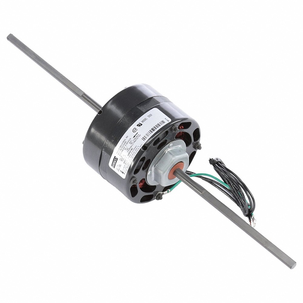 Fan Coil And Air Conditioner Motor, 1/25 HP, 1 Phase, 60 Hz, 115 V, 1550 RPM