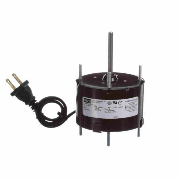 FASCO D540 HVAC Motor TEAO 1/100 HP 1550 rpm Stud | AH3KPN 32NA53