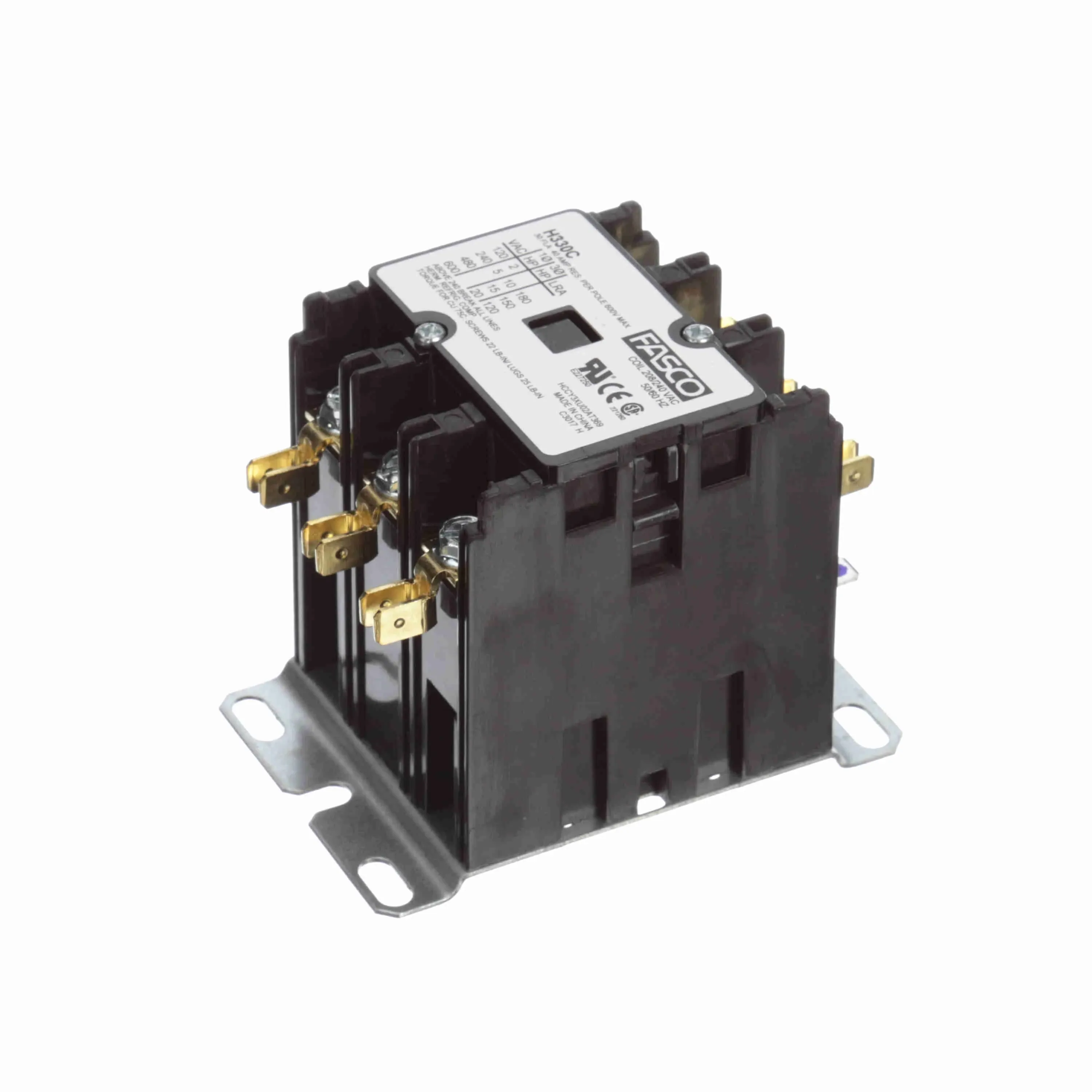 Contactor, 3 Pole, 30 A, 208/240 V