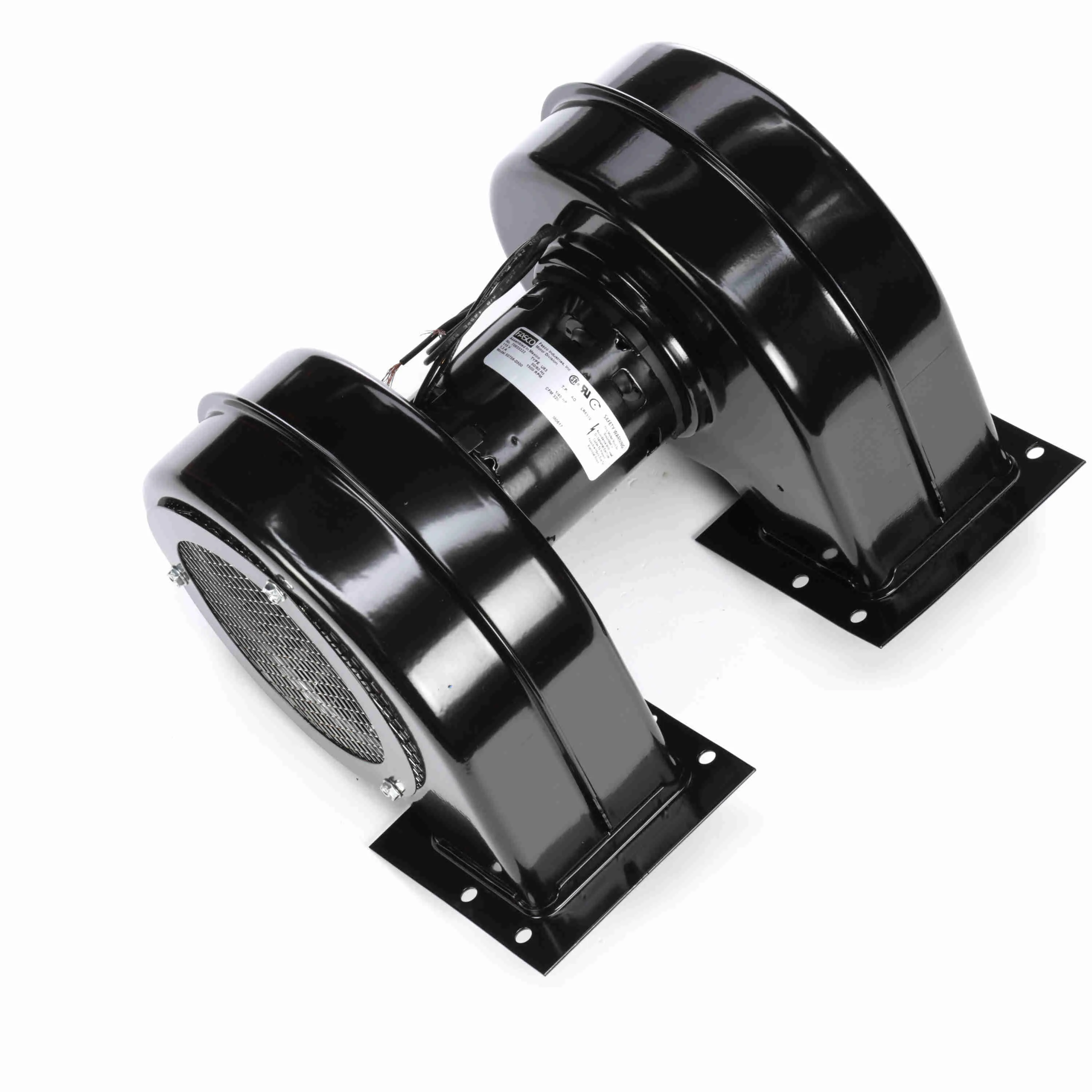 Rectangular Outlet Shaded Pole Centrifugal Blower, 115 Volt, With Flange