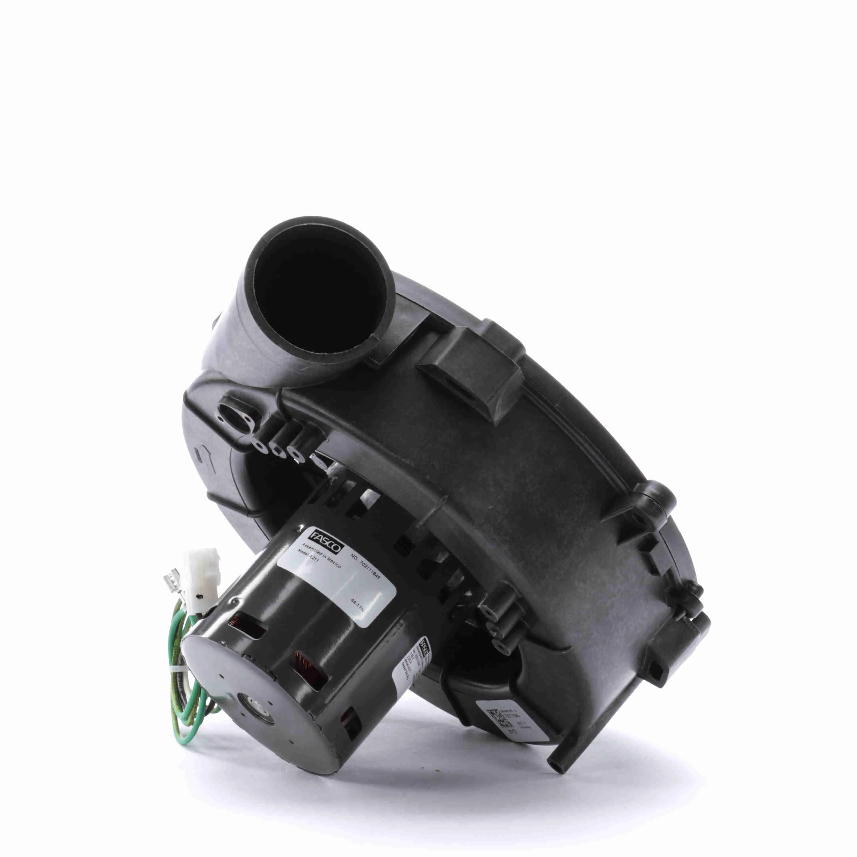 FASCO A211 OEM Blower, Round, 8 Inch Wheel Dia., Shaded Pole Motor, 115V AC, 2.35 Full Load Amps | CJ2XYH 45KD02