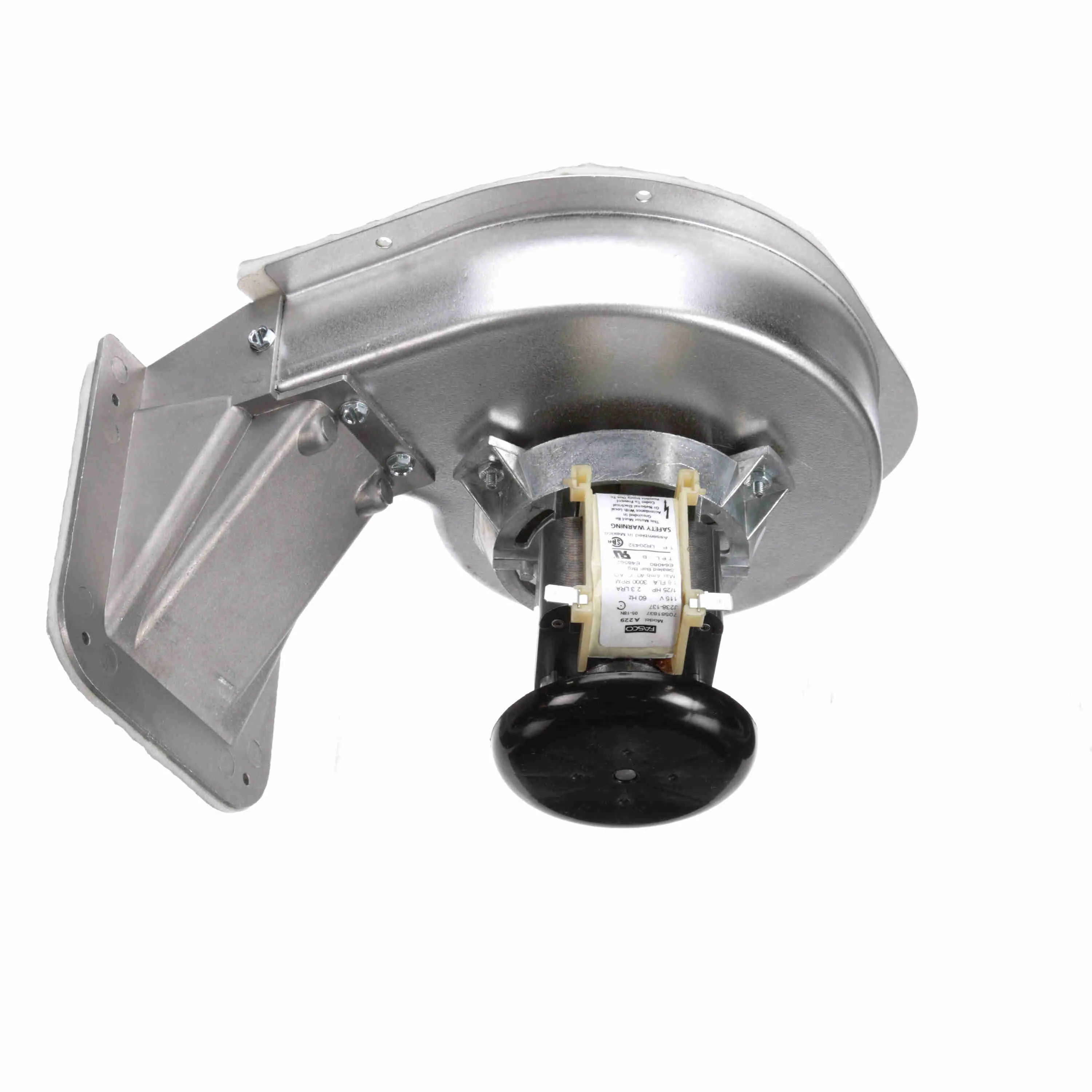 FASCO A229 OEM Blower, Rectangular, With Flange, 4 1/2 Inch Wheel Dia., 115V AC | CJ2XUK 45KD14