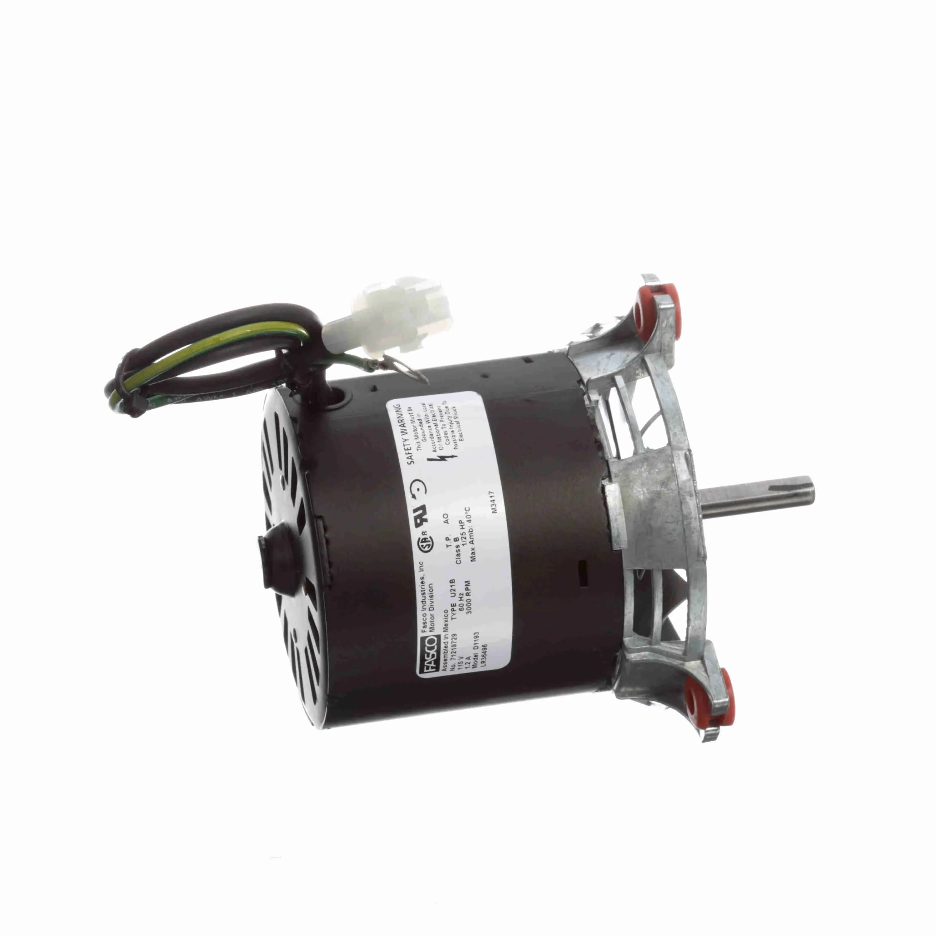 FASCO D1193 Motor115V 3000Rpm Ventor Motor, Only | CP4XNE 241X06