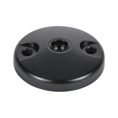 Swivel Base With Anti-Slip Plate, Black, 80mm, Die-Cast Zinc, Ball Joint Size 15