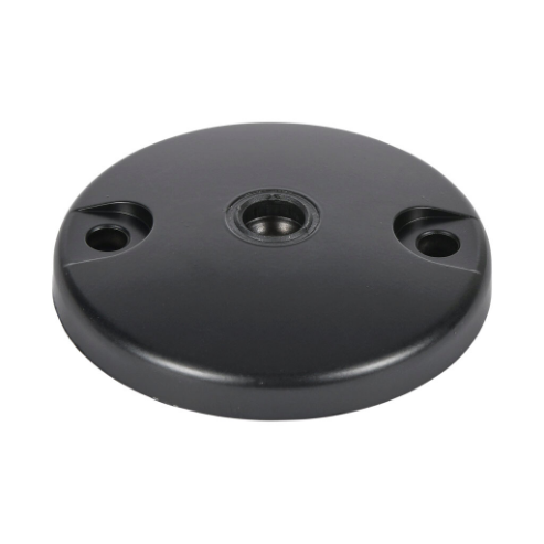 Swivel Base With Anti-Slip Plate, Black, 100mm, Die-Cast Zinc, Ball Joint Size 15