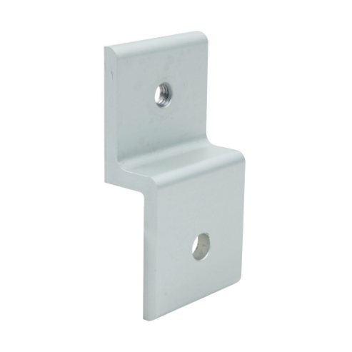 FATH 162914 Panel Holder, Silver, Anodized Aluminum, Slot Size 10 | CV7QDZ