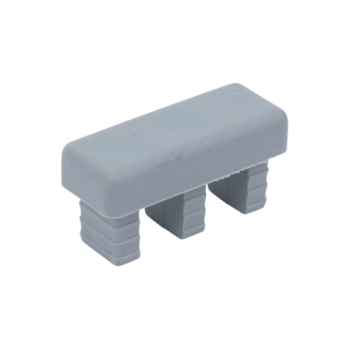 FATH 162931 Cover Cap, Gray, 8 x 40 x 16mm, Thermoplastic Rubber, Slot Size 8, Pack Of 10 | CV7EZL