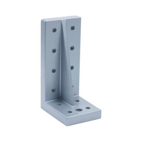 FATH 162960 Support Bracket, Silver, 80 x 180mm, Die-Cast Aluminum, Slot Size 8 | CV7DQF