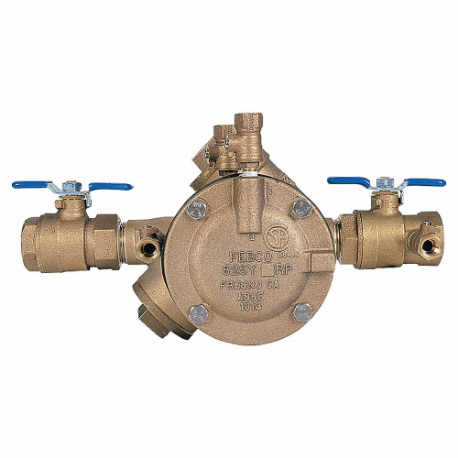 FEBCO 1 1/2 825Y-QT RP Backflow Preventer, 825Y, 1 1/2 in, NPT, Bronze, 9 Inch Height | CP4XYE 793HW1