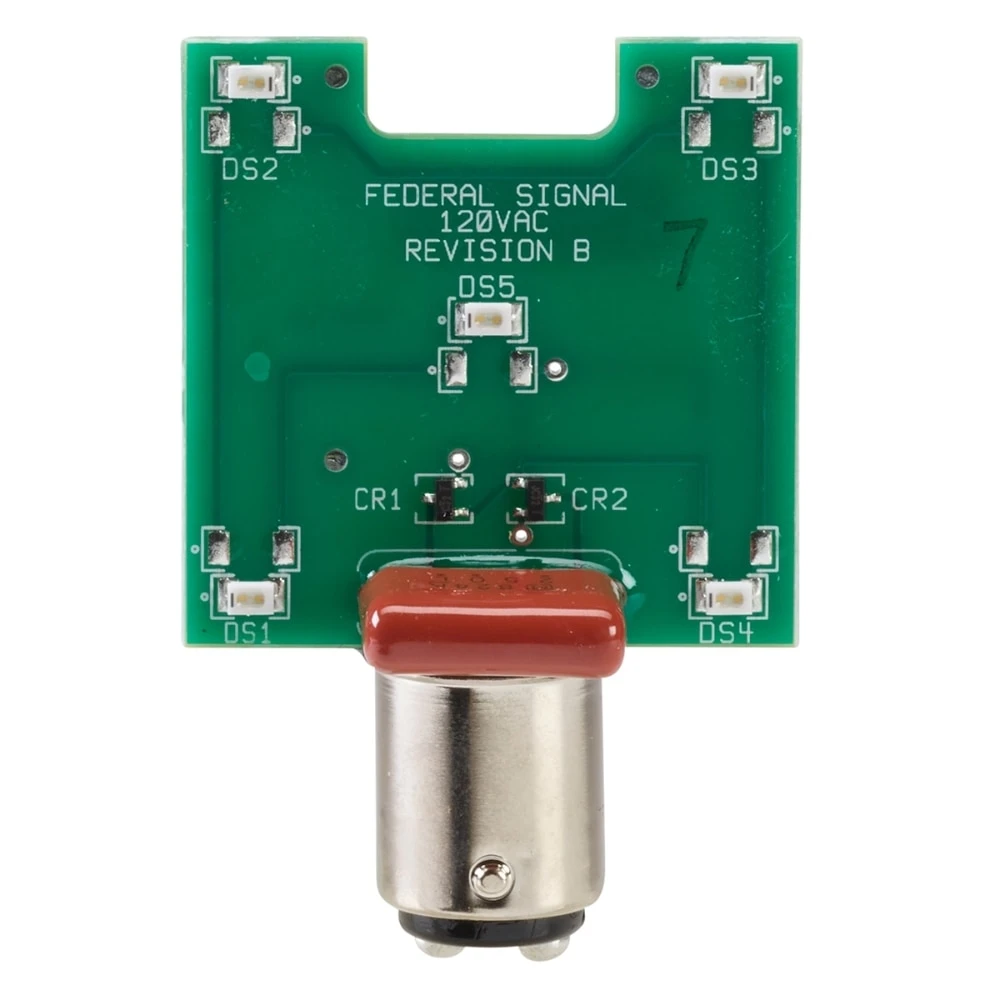 FEDERAL SIGNAL K8107200A-02 LED Lamp, 120VAC, Green | DZ2KZZ