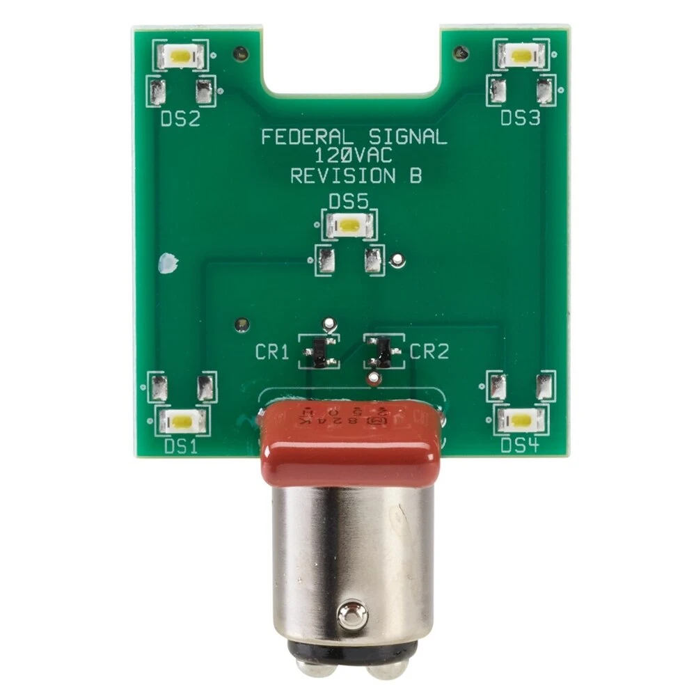 FEDERAL SIGNAL K8107200A-04 LED Lamp, 120VAC, Clear | DZ2LAB