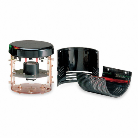 Tower Light Sounder Tier, 120VAC, 80 dB Sound Level, Continuous/Pulse, 1, 100 mm Dia