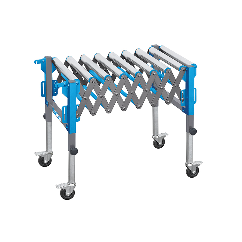 Pantograph Roller Conveyor, 130Kg Capacity, 485 To 1400mm Length