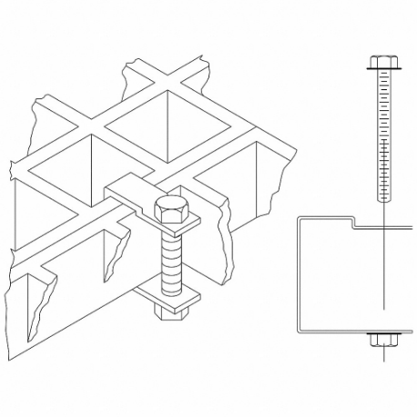 FIBERGRATE Grating Clips