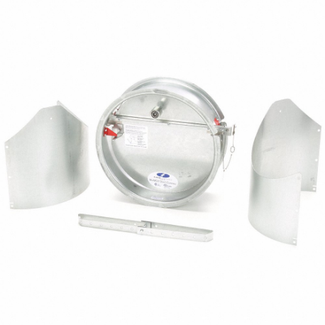 FIELD CONTROLS 14"M+MG2 Barometric Damper, Natural Gas and Oil | CP4ZUN 45DX74