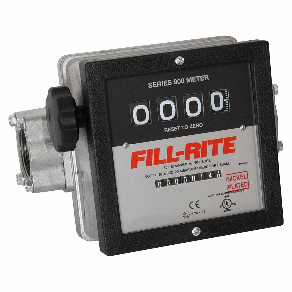 Meter, 1-1/2 FNPT, 6-40 gpm