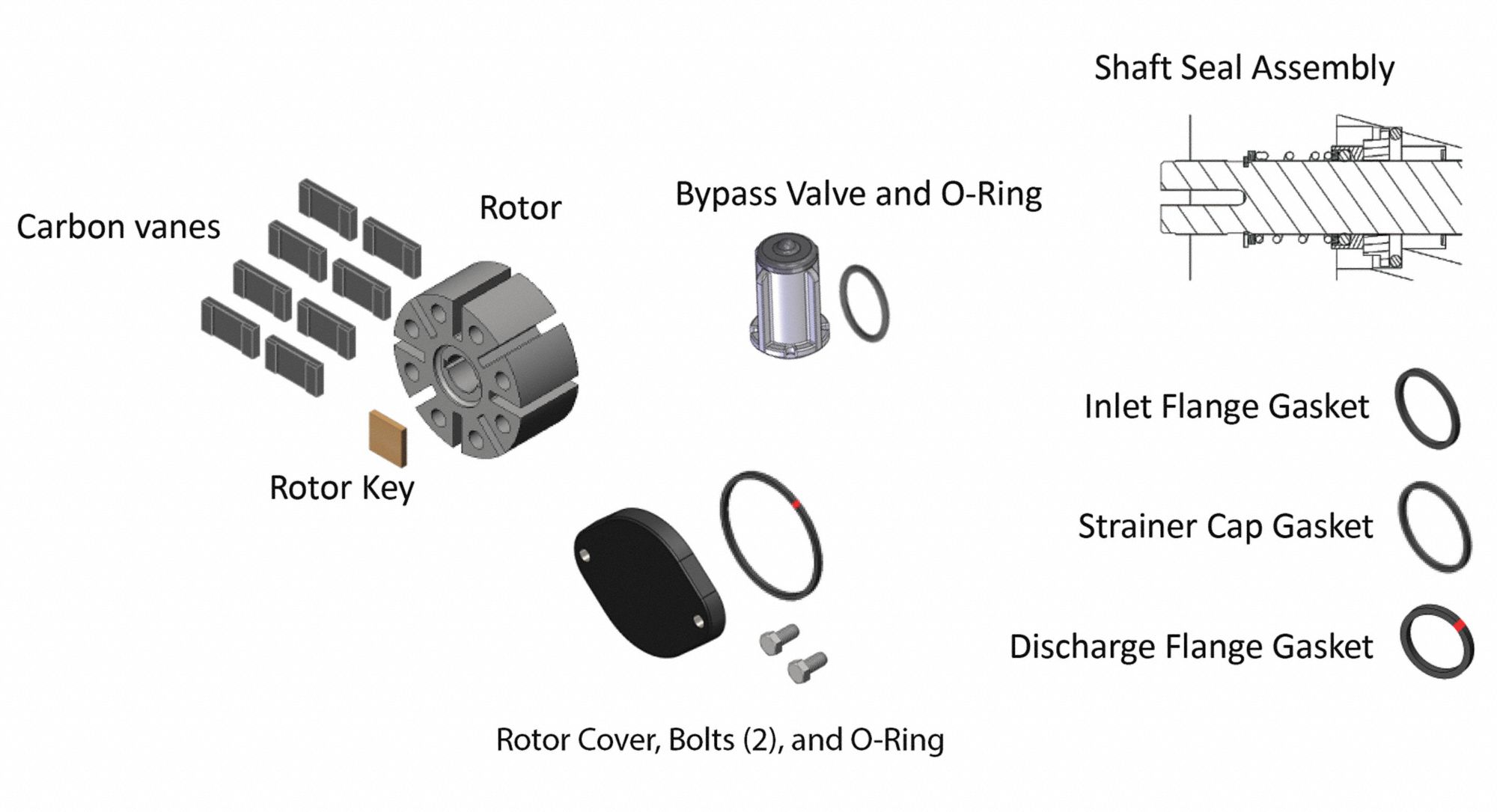 FILLRITE BD700KTH0711 Biodiesel Repair Kit | AG9DTF 19NJ99