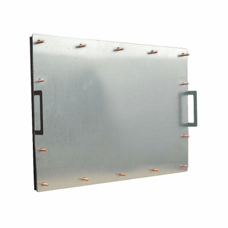 FLAME GARD 6EJA7 Duct Access Door, 15 Inch X 23 Inch, 16 Ga, Steel, Thumbscrews | CP6AJX