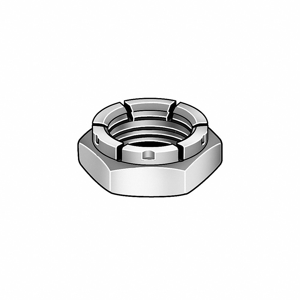 FLEXLOC 218331-PR Lock Nut, 3/8-24 Thread Size, 18-8 Stainless Steel | CG8UXK 2GB39