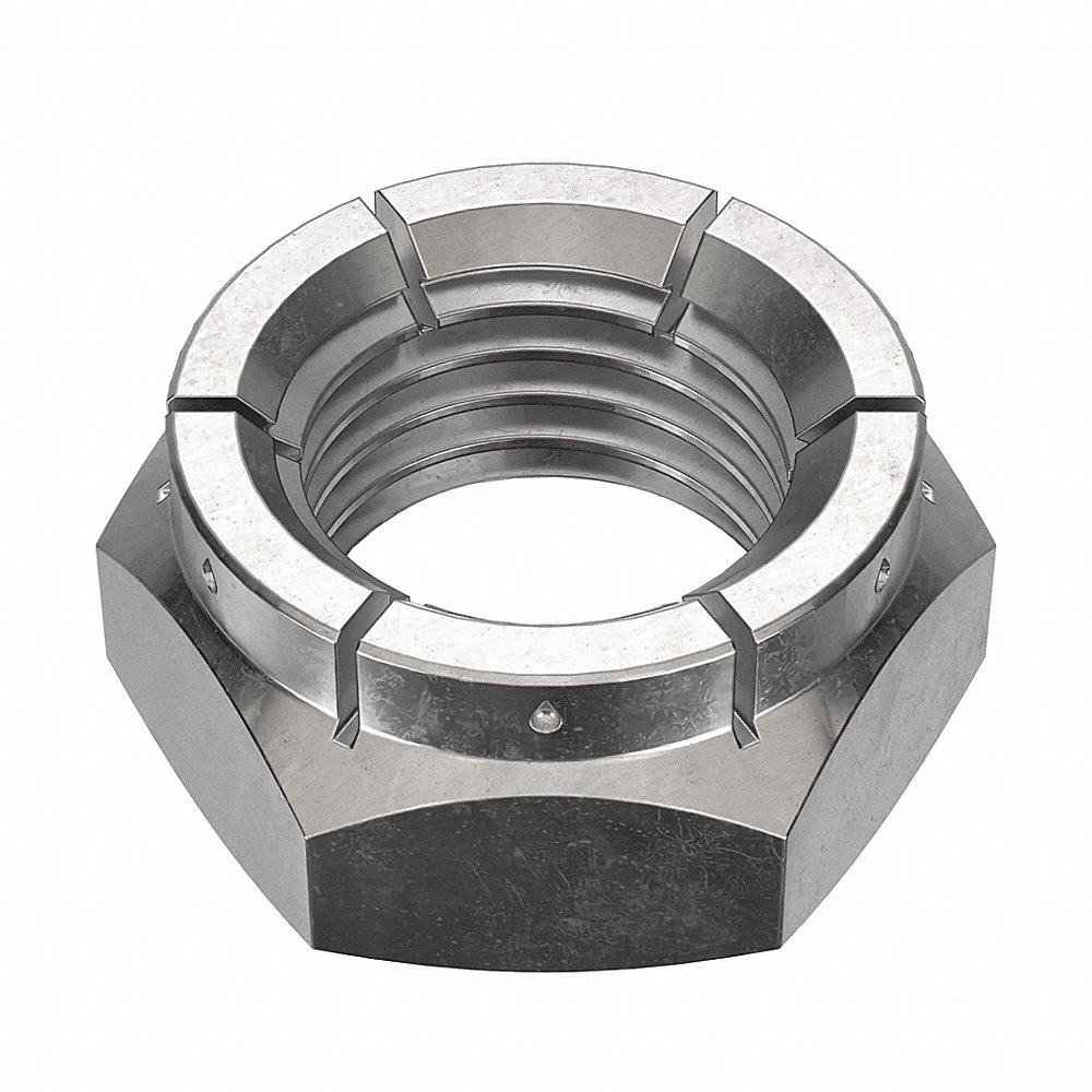 FLEXLOC 50FK-720 Lock Nut, 7/16-20 Thread Size, 18-8 Stainless Steel, 25PK | CG8VCJ 44ZM91