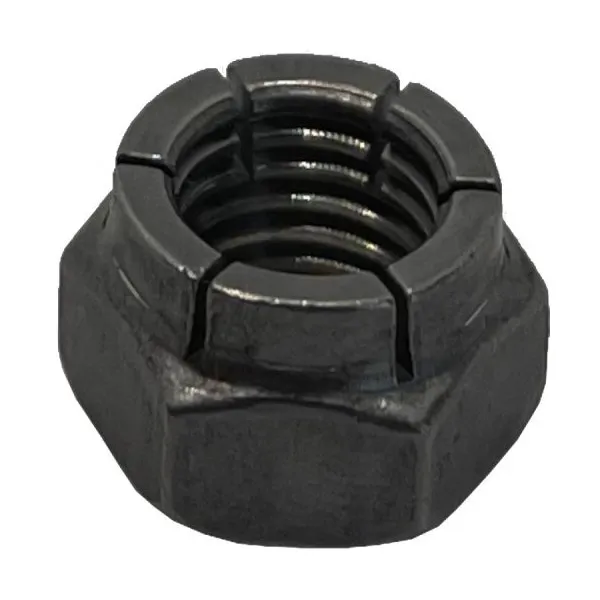Flexible Top Lock Nut, 3/8 Inch -24, Steel
