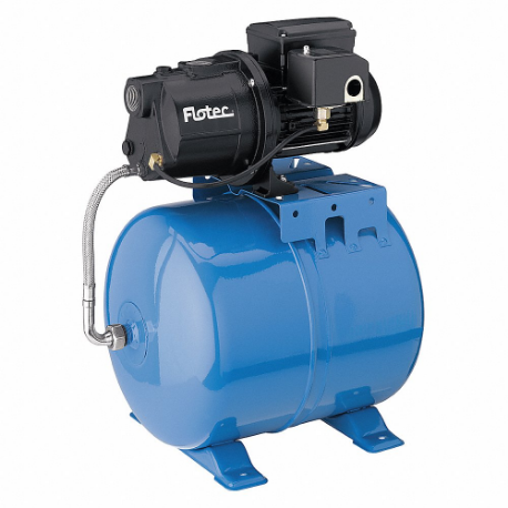 Jet Pump, Tank System, Cast Iron, 1/2HP