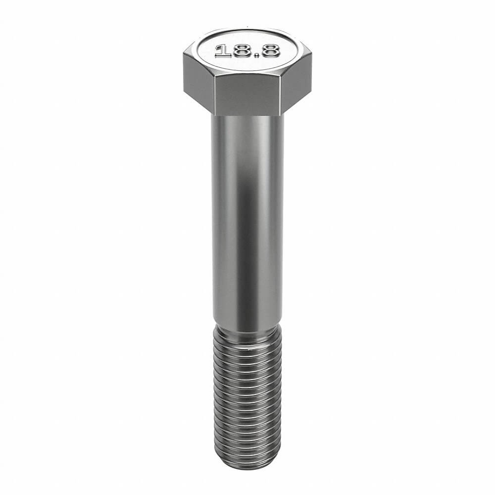 FOREVERBOLT FBHEXB7894 Hex Head Cap Screw, 7/8-9 X 4 Inch Size, Stainless Steel, Non Grade | AH7CFF 36RH88