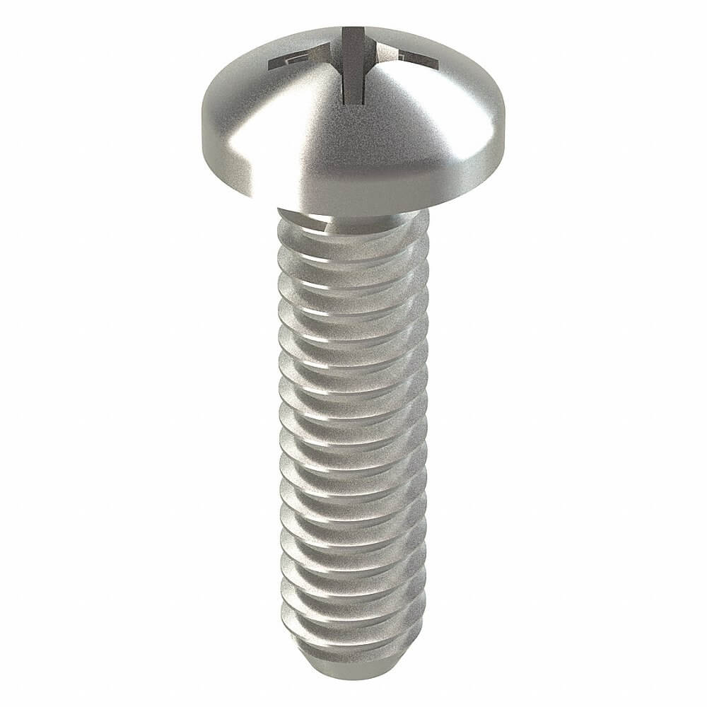 Machine Screw, 4-40 Thread Size, SS, 1/4 In Lg., NL-19