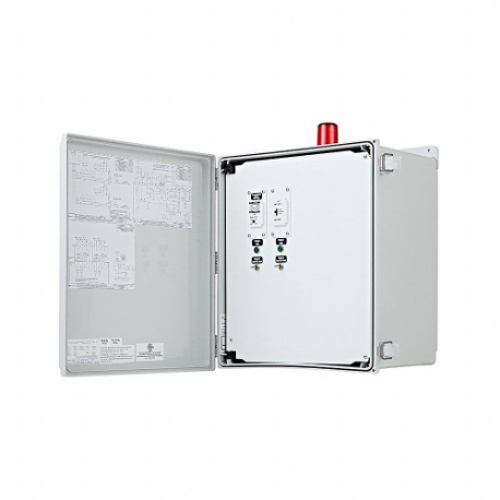 Pump Control Panel, 230V AC, 23 To 32 A, 2 Controlled, Nema 4X
