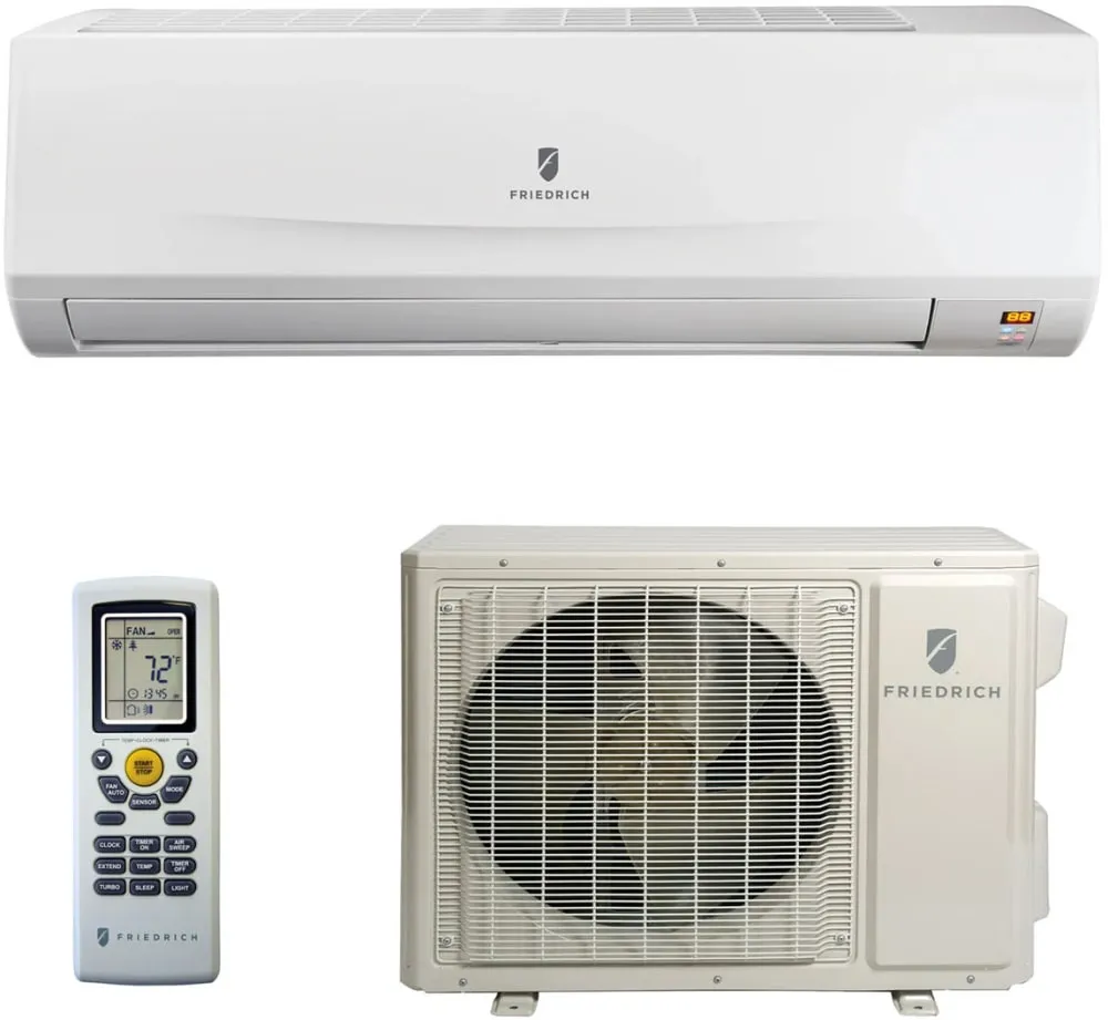 Single Zone Air Conditioner, Heat Pump, Low Ambient Operation, Turbo Mode, 18000 BTU