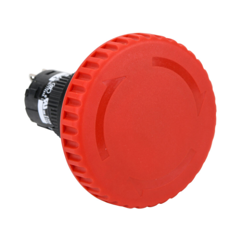 Emergency Stop Pushbutton, IP65, 16mm, Push To Lock, Pull Or Turn To Reset