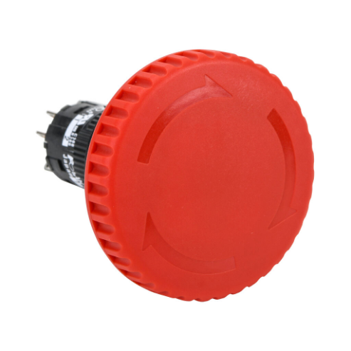 Emergency Stop Pushbutton, IP65, 16mm, Push To Lock, Pull Or Turn To Reset