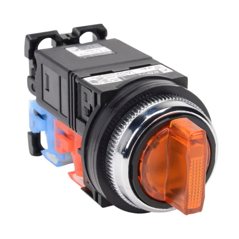 Selector Switch, 30mm, 3-Position, Maintained, LED Illuminated, 1 N.O./1 N.C. Contact