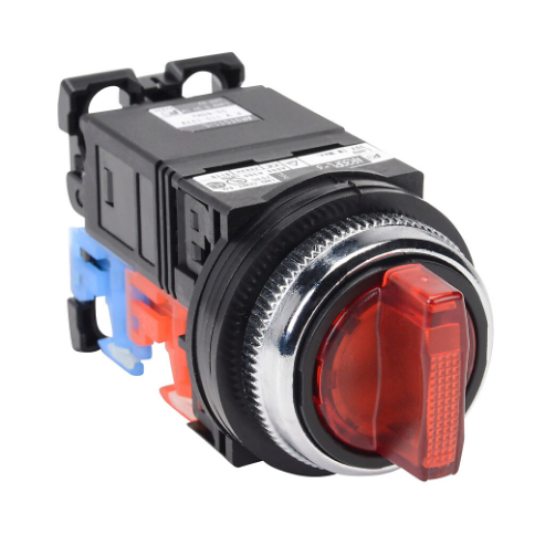 Selector Switch, 30mm, 3-Position, Maintained, LED Illuminated, 1 N.O./1 N.C. Contact