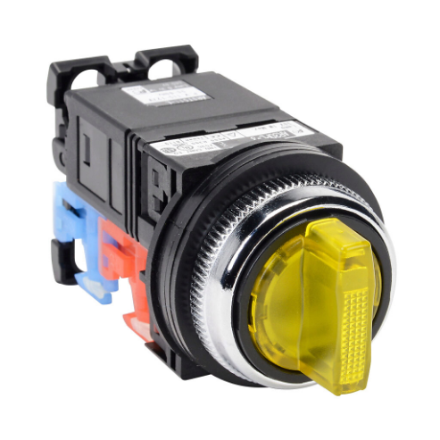 Selector Switch, 30mm, 3-Position, Maintained, LED Illuminated, 1 N.O./1 N.C. Contact