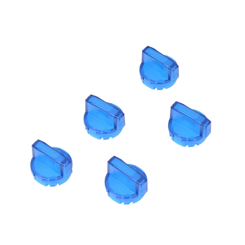 Lever Lens, Replacement, Blue, 2-Position, White Indicator Line