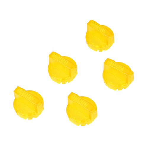 Lever Lens, Replacement, Yellow, 2-Position, White Indicator Line