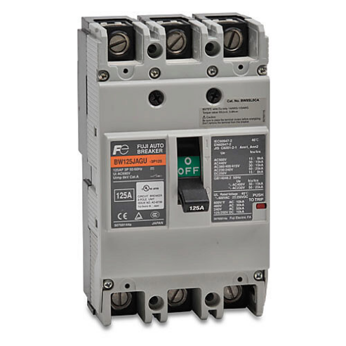 Molded Case Circuit Breaker, 125A Frame, 125A, 600 VAC/ 250 VDC, 3-Pole
