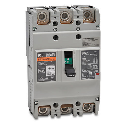 Molded Case Circuit Breaker, 250A Frame, 150A, 600 VAC/ 250 VDC, 3-Pole