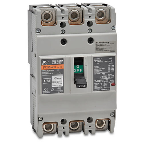 Molded Case Circuit Breaker, 250A Frame, 175A, 600 VAC/ 250 VDC, 3-Pole