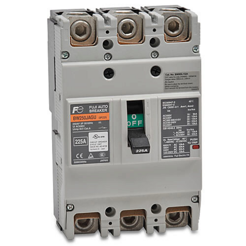 Molded Case Circuit Breaker, 250A Frame, 225A, 600 VAC/ 250 VDC, 3-Pole