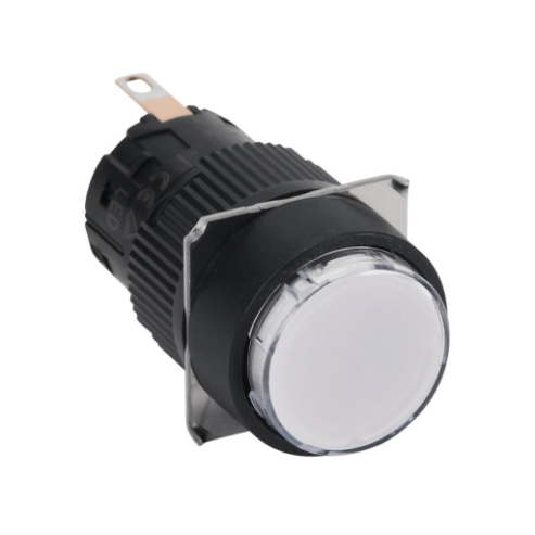 FUJI ELECTRIC DR16E0L-E3W LED Indicating Light, Permanent Light Function, IP65, 16mm, White, 18mm, Round | CV6TMV