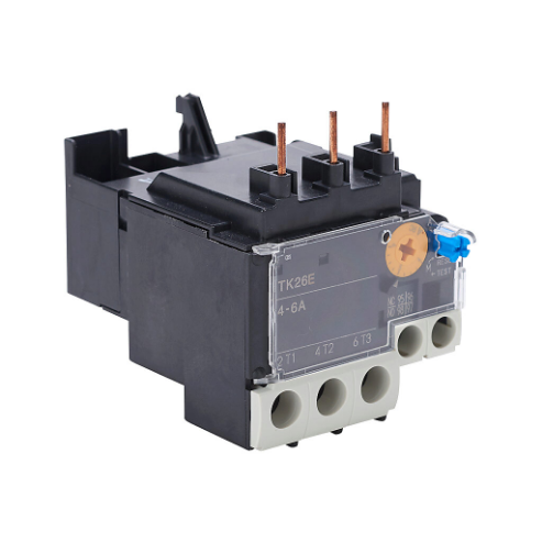 Thermal Overload Relay, 4-6A Adjustable, Bi-Metallic, Direct Mount Power Connection