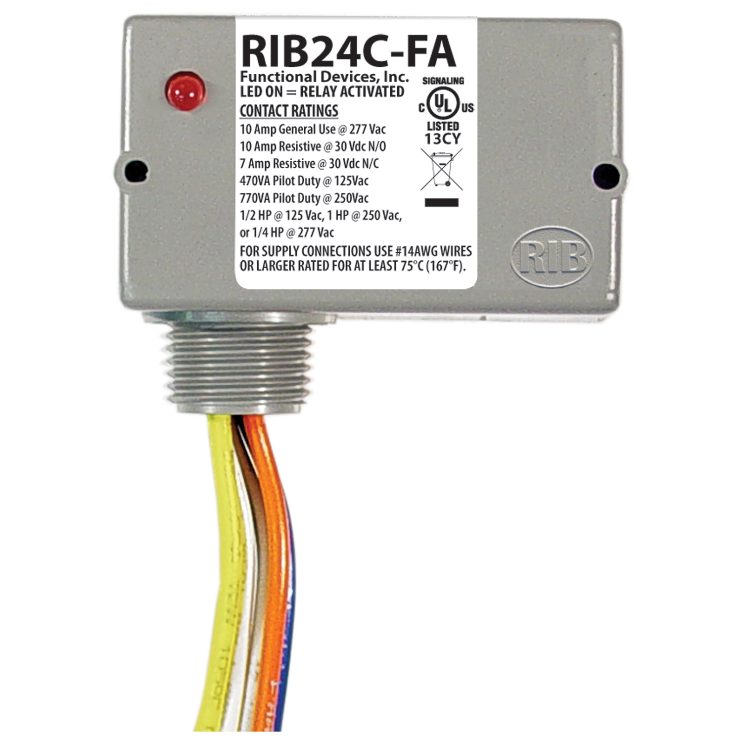 FUNCTIONAL DEVICES INC / RIB RIB24C-FA