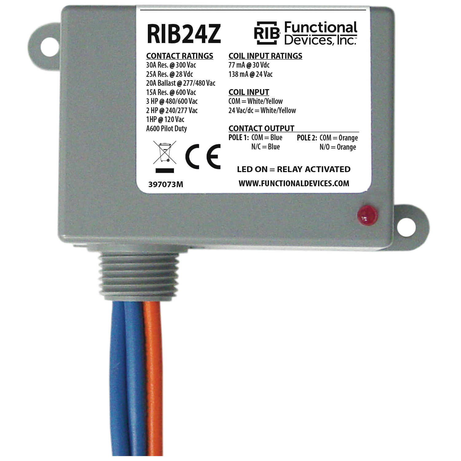 FUNCTIONAL DEVICES INC / RIB RIB24Z