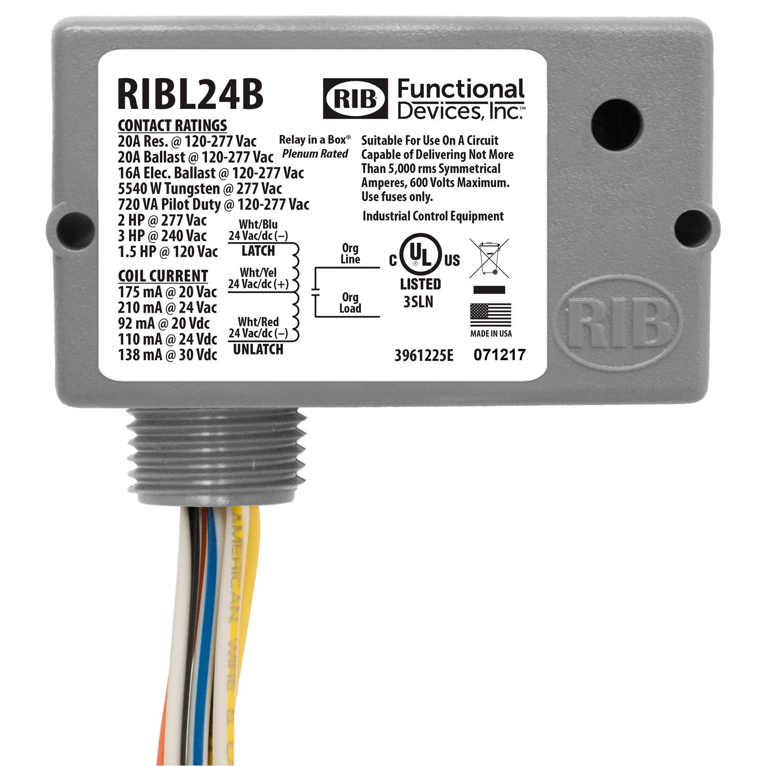 FUNCTIONAL DEVICES INC / RIB RIBL24B